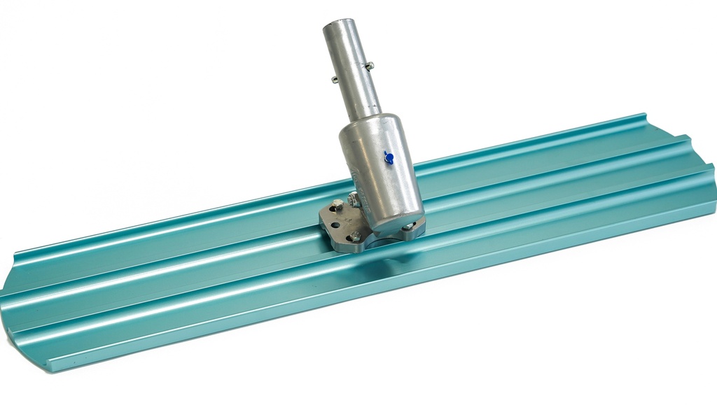 Dural Painted Round End Magnesium Bull Float with Worm Gear Bracket