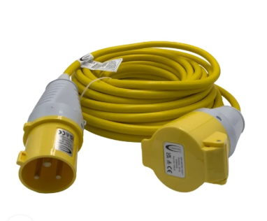 110v Extension lead 25m 4mm Cable 32amp